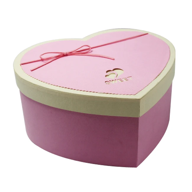 Heart Shape Paper Boxes Template Gift Box For Chocolate - Buy Round Or ...