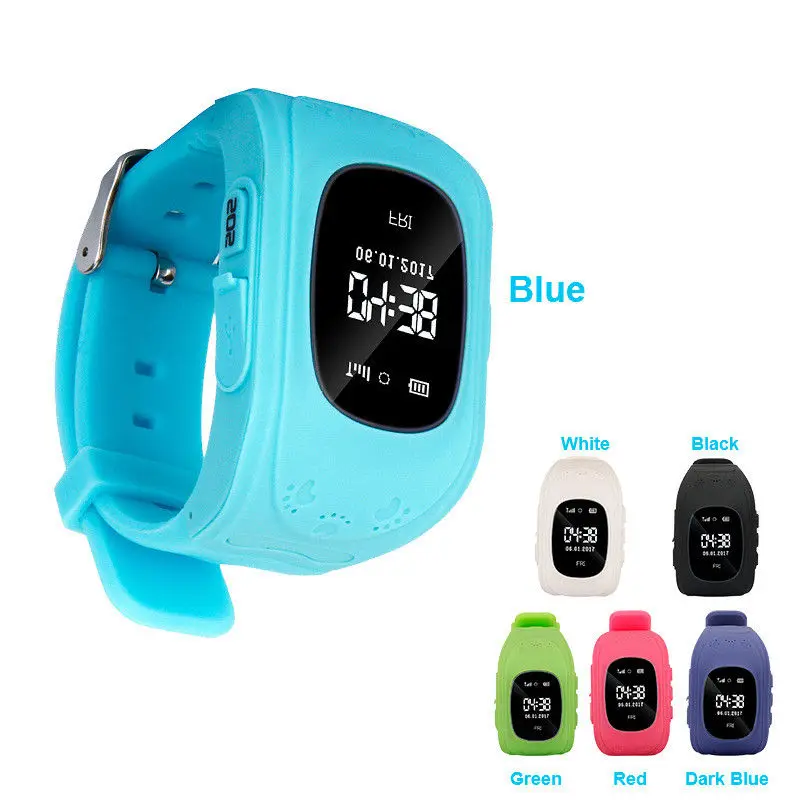 

Baby SOS Smart Watch Q50 With Anti-lost GPS Tracker Kids Smart Phone Watch, Black;blue;green;red;white