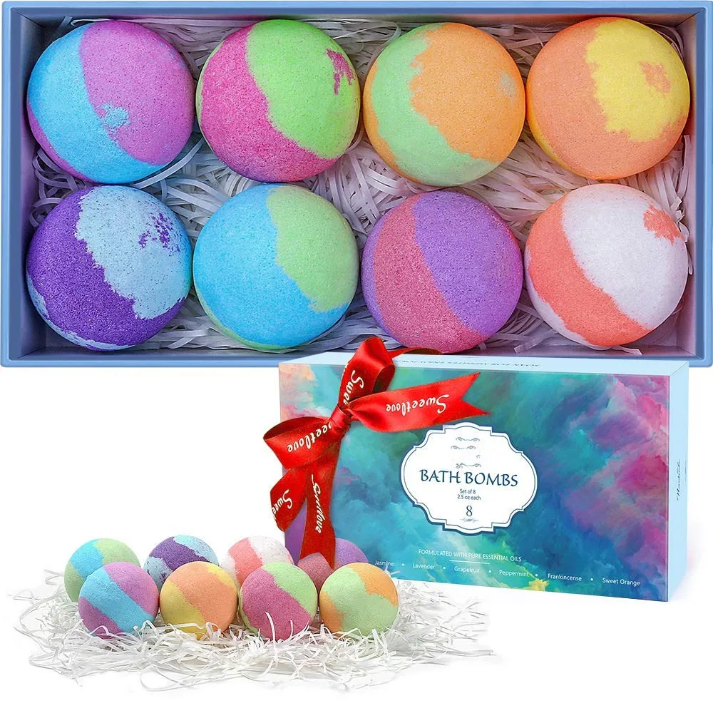 
kids bath bombs organic natural bomb gift sets packing bath salt ball wholesale 