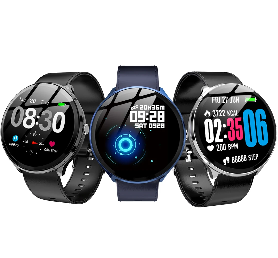 

Kospet V12 smart watch blood pressure oxygen Activity tracker smartwatch heart rate sport smart fitness bracelet PK KW18 DZ09 A1, Black;silver;blue
