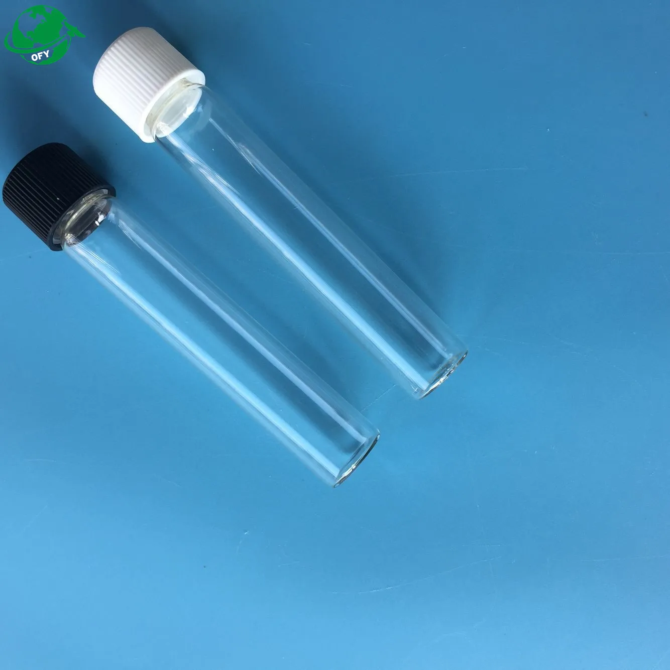 20*116mm 115mm 110mm Child Resistant Cap Clear Pre Roll Glass Test Tube