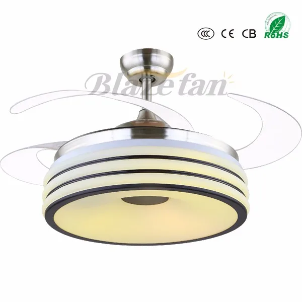 Led Light 60x60 Ceiling Fan Hidden Blades Modern Buy 60x60 Ceiling Fan Led Light Hidden Blades Modern Product On Alibaba Com