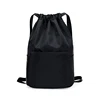 Custom Waterproof Durable Nylon Drawstring Backpack Bag Sport Gym String Backpack Bag for Travel