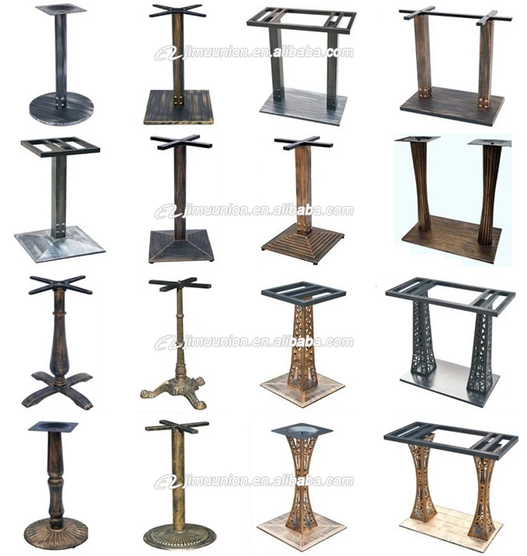 Custom Furniture Decorative Antique Industrial Metal Table Legs Wrought