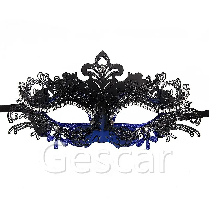 

021 Rhinestone Phantom Couple Masquerade Mask Set Birthday Party Mask Costume Ball Metal Venetian Men Women Dress Mask