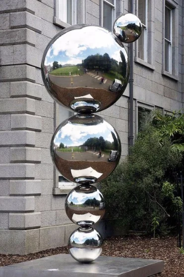 304 # 厚不锈钢钛金半球形球金属空心半球形球装饰半球头光 - buy 304