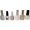 big 15ml oblate glass empty gel bottle,uv polish glaze nail bottle with window distributors
