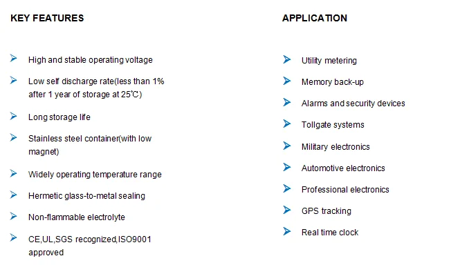 NB-IoT iot home automation ER14250 3.6v lithium battery 1/2aa non-rechargeable 1.2ah for sigfox device - ANKUX.COM