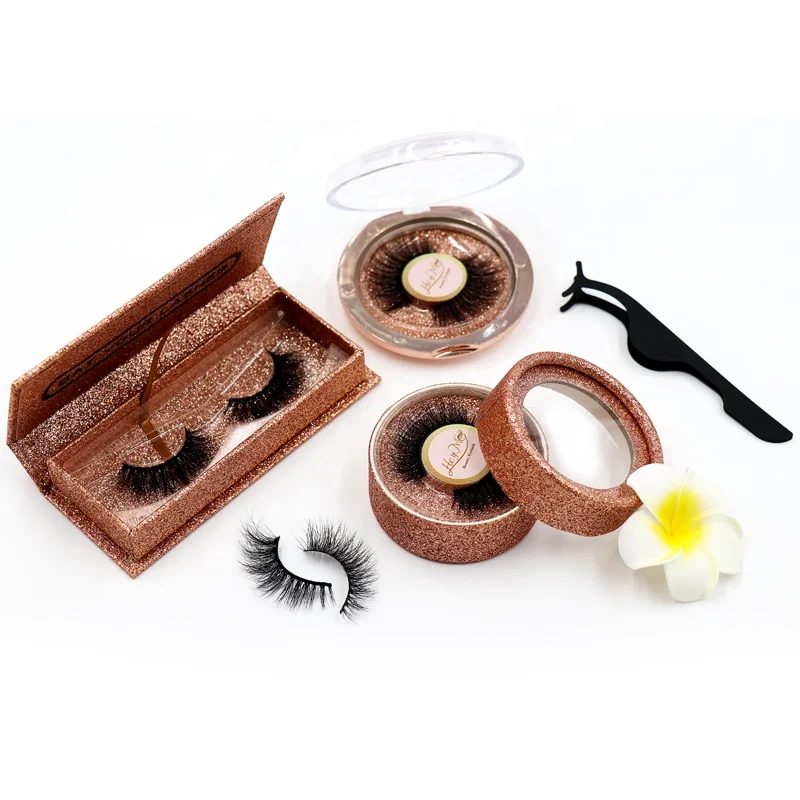 

Free sample customized box wholsale 100% real 3d 5d 18mm 25mm full strip individual mink eyelashes vendor