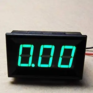 Angelelec DIY Open Source Power Module, Green Led 10A DC AMMeter,Adopts Wide Voltage Power Supply (4-30V),Includes a Reverse Protection,Suitable for ROBOT Project Low Power Consumption Measuring 9.99A