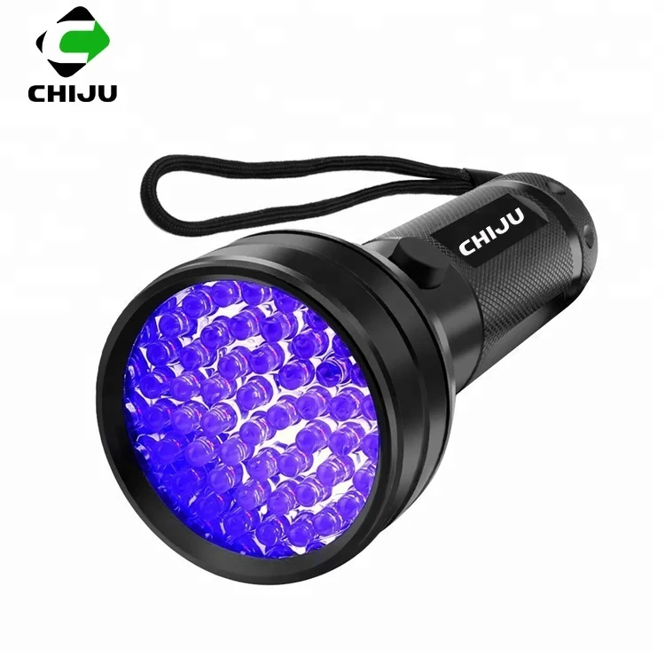 Aluminum Ultraviolet Flashlight Black Light, LED UV Torch Price /95nm 51 LED UV Flashlight