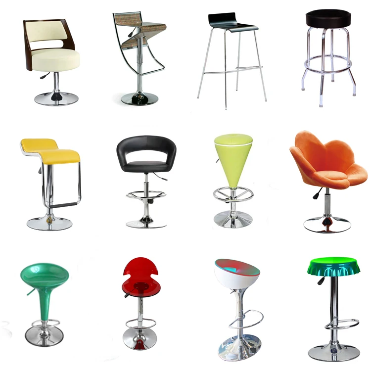 Modern Luxury Leather Swivel Bar Stool With Backrest Buy Modern