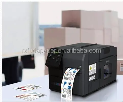 
High glossy inkjet tuffcoat extreme paper label for C7500,TM-3500 color label printer 