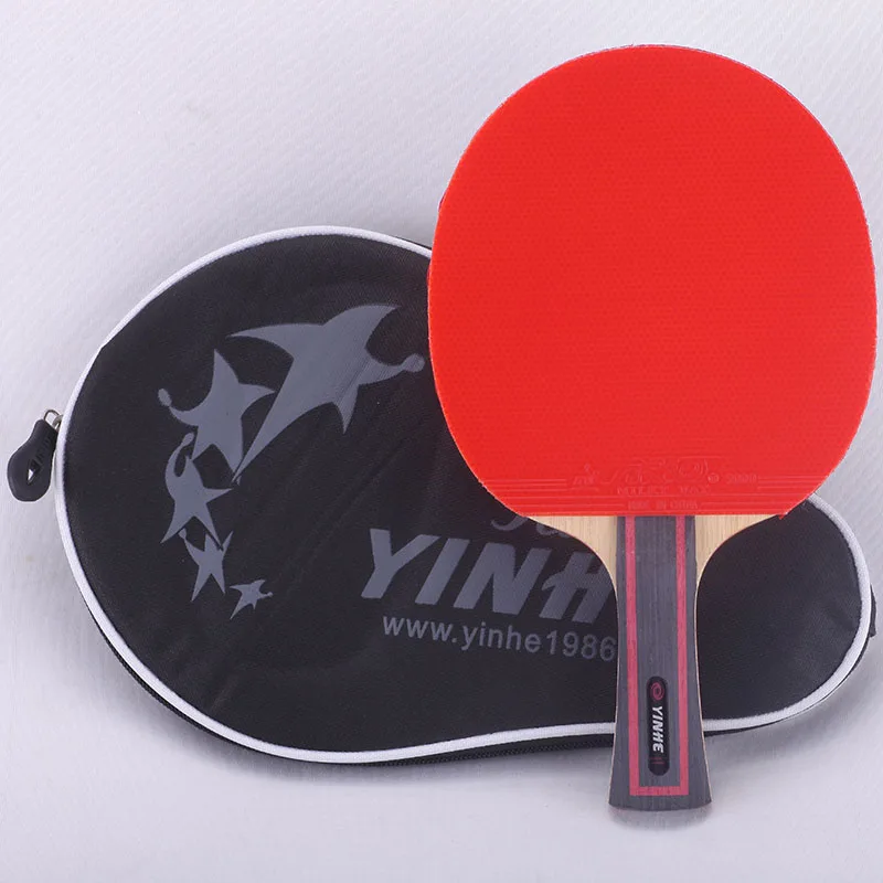 

Yinhe 06b hot sale professional ping pong racket pimples in table tennis racket, Red+black