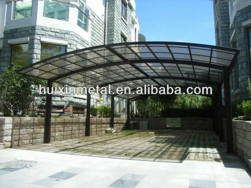 Top Quality Stretch Tent Carport With Solid Polycarbonta Canopy