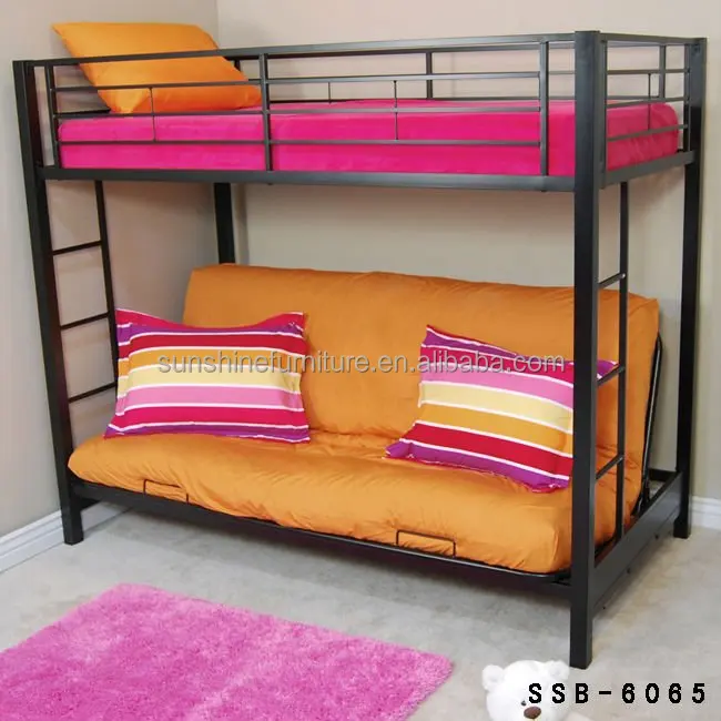 China Factory Cheap Metal Folding Sofa Cum Bunk Bed Designs View