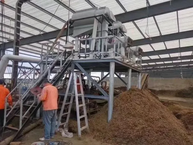 
Economical Chicken dung separating water manure animal feces dewatering machine 