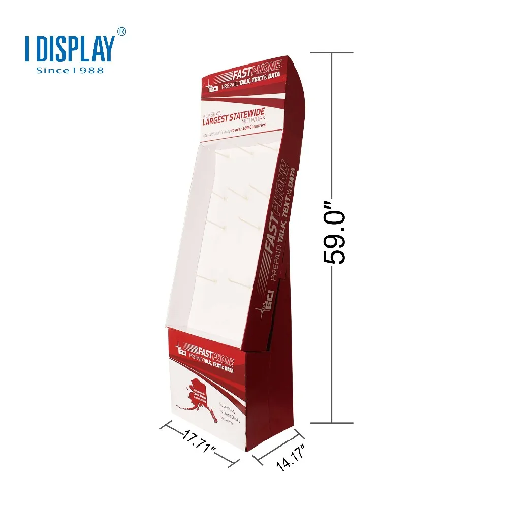 High Base Pop Shelf Display Cardboard Stand Cardboard Display Counter