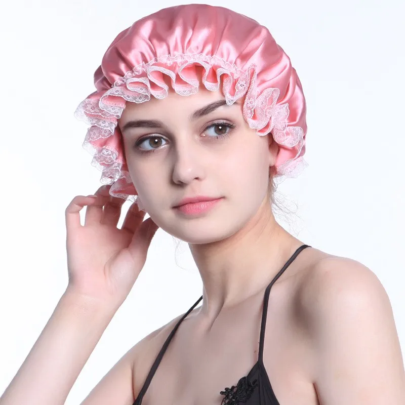 silk bonnet for white hair