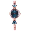 Women Quartz Silver Wrist Watch with Small Crystal Dial and Hollow Bracelet Water Resistant, Casual Simple Dress Watch