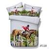 Stunning Horse Jumping Equestrian 3d Hd Bedding set