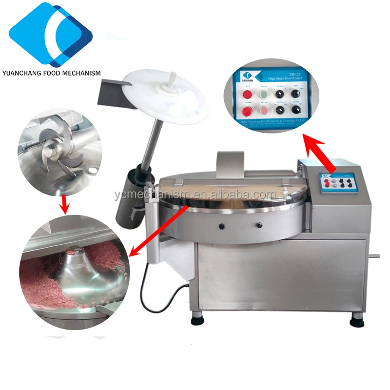 Small Meat Bowl Cutter Machine 5L 10L 20L