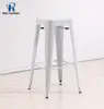 Metal chair for snack bar public place waiting stool high chair