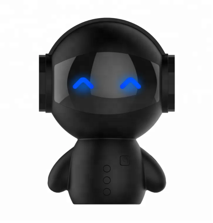 

Portable Stereo Wireless Mini Robot Bluetooths Speaker with Power Bank Robot Speaker, Black;white;pink