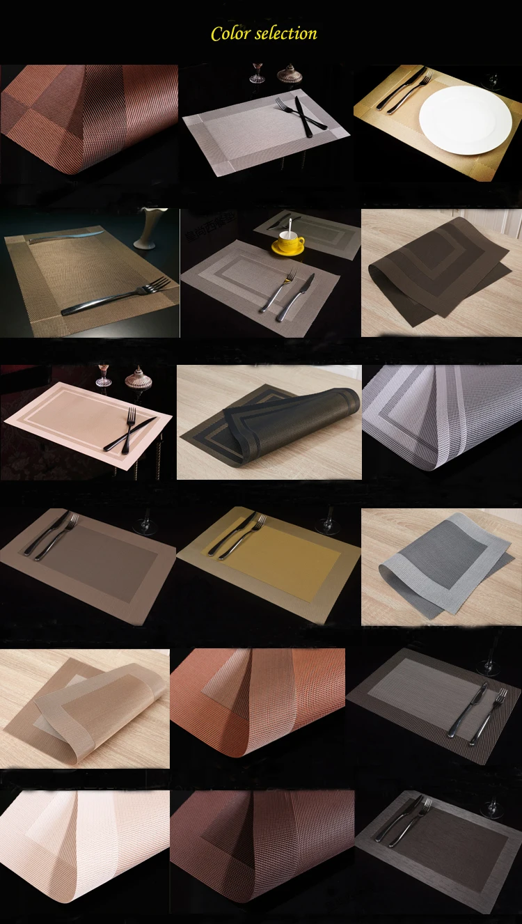 Online Shop China Product Restaurant Supplies Placemats Cheap Tabletop ...