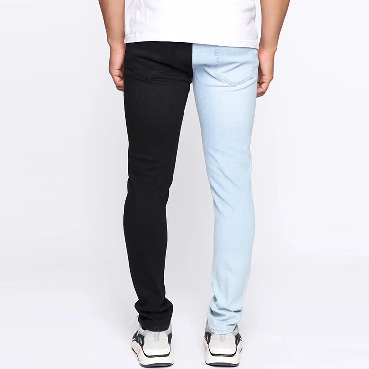 two tone skinny jeans