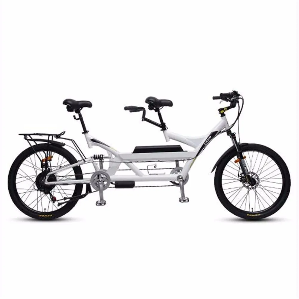 2 Person Electric Bike Tandem Electric Bike 350w Ebike For Journey