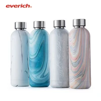 

Everich private label custom color stainless steel water bottle 500ml metal water bottle stainless steel drinking flask