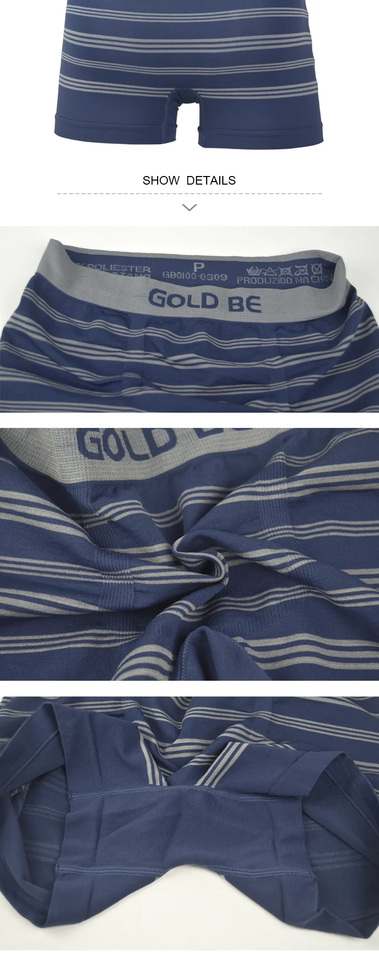 Hsz0035 Sexy Gay Men Underwear Private Label Underwear Without Handsome Elastic Waistband Boy