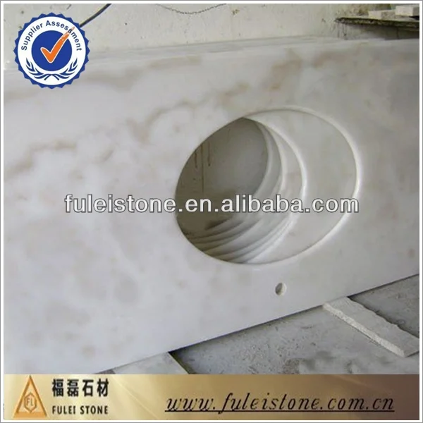 Guangxi White marble tops02