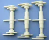RC Airplane Parts White Plastic Elevator Shaft Set with Arms Full Direction Arms for Elevator