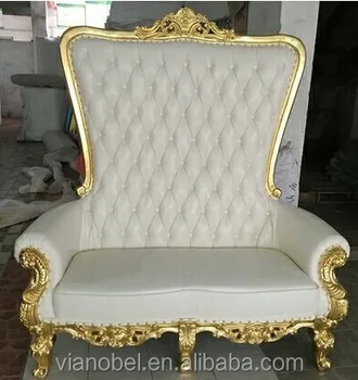 Loveseat Couch Sofa Upholstered On Tufted Nailhead High Back Settee White View V P Product Details From Shenzhen