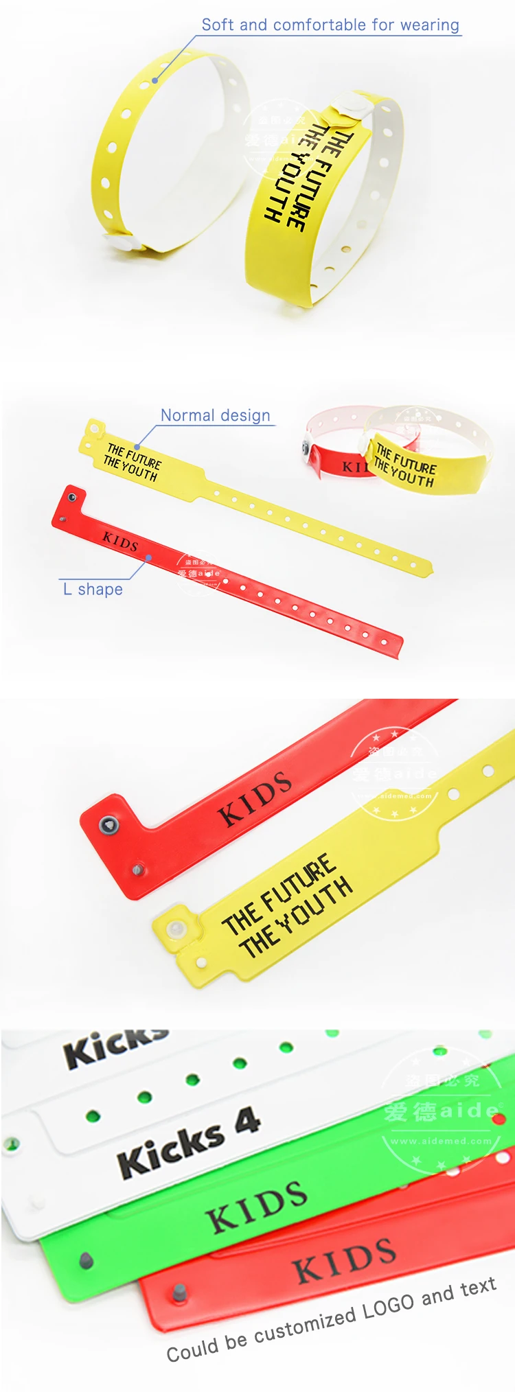 Wristband Plastic Vinyl Id Wrist Band Printing With Custom Logo Buy