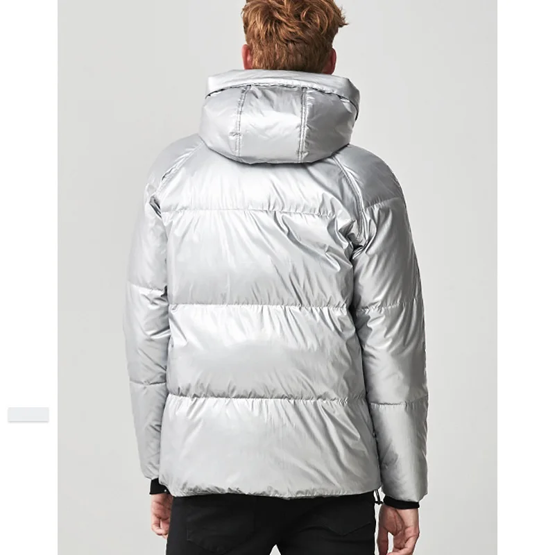 
100% Nylon Down Jacket Men Padded Parka Jacket 