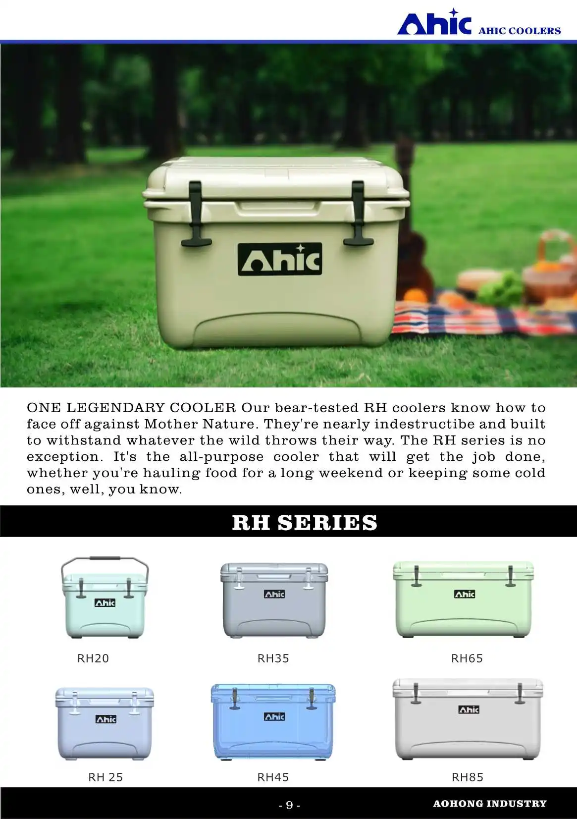 Ahic Rh20l/25l/35l/45l/65l Rotomolded Plastic Sealed Chilly Bin Buy