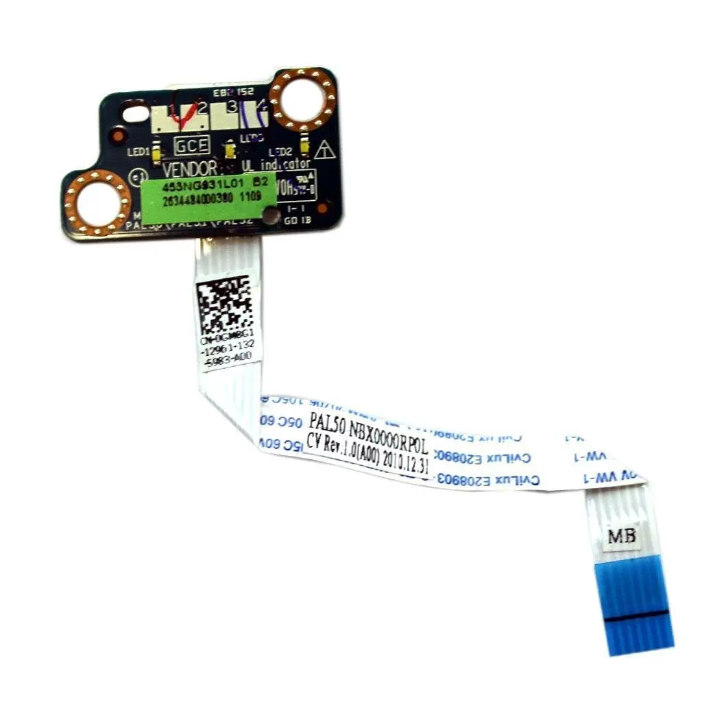 NEW Dell Genuine Latitude E6420 LED Indicator Board LS-6595P - GM8G1