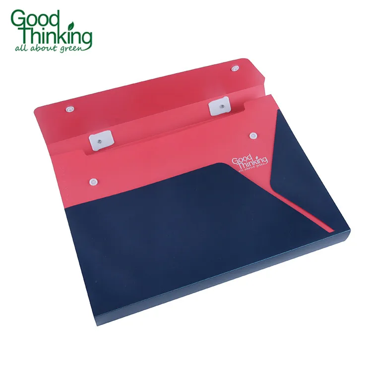 
A4 size office document wallet expanding file folder with handle,custom wallet eco friendly school expanding file folder 