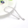 China Modern OEM Jewelry Unisex Tennis Bracelet With ES3*3 Cubic Zirconia