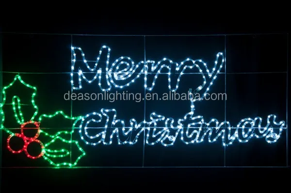 Outdoor Merry Christmas Lighted Sign - Buy Merry Christmas Led Sign