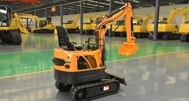 Small mini micro excavator digger machine for garden