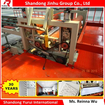 60x60 Pvc Ceiling Vinyl Coated Pvc Laminated Gypsum Ceiling Tiles Full Automatic Gypsum Ceiling Board Making Machine Buy Full Automatic Gypsum