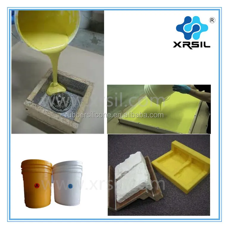 
Liquid Polyurethane Rubber for Concrete Stamp 