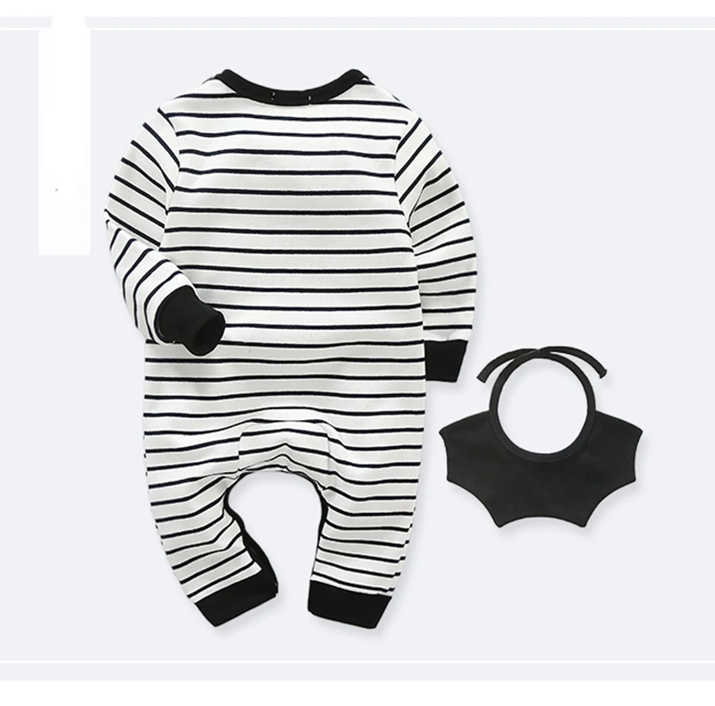 Top Quality Cute Newborn Baby Clothing Black And White Stripes Baby ...