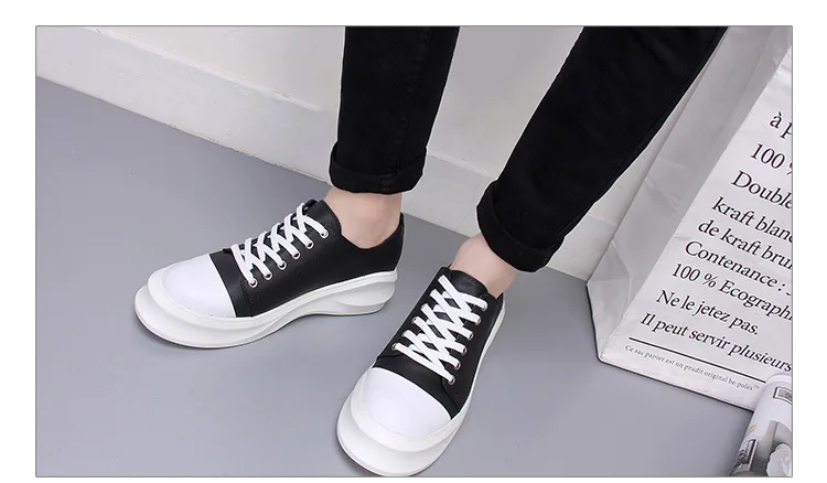 stylish black and white shoes