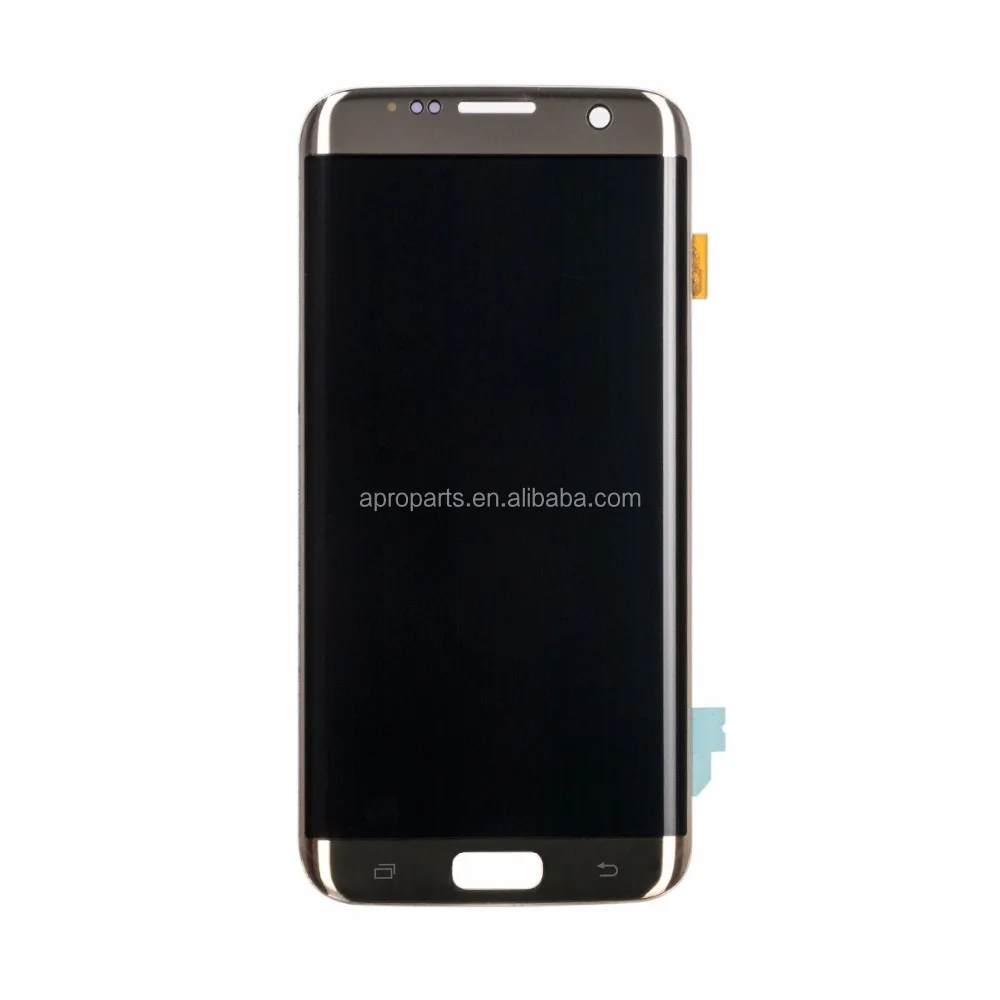 

High Quality Wholesale Super AMOLED original new lcd for samsung galaxy s7 edge lcd touch screen assembly, Black/white/gold/silver