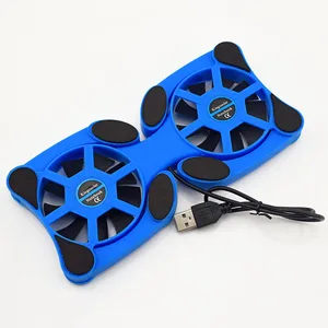 Portable Slim Laptop Cooling Pad Dual Fans